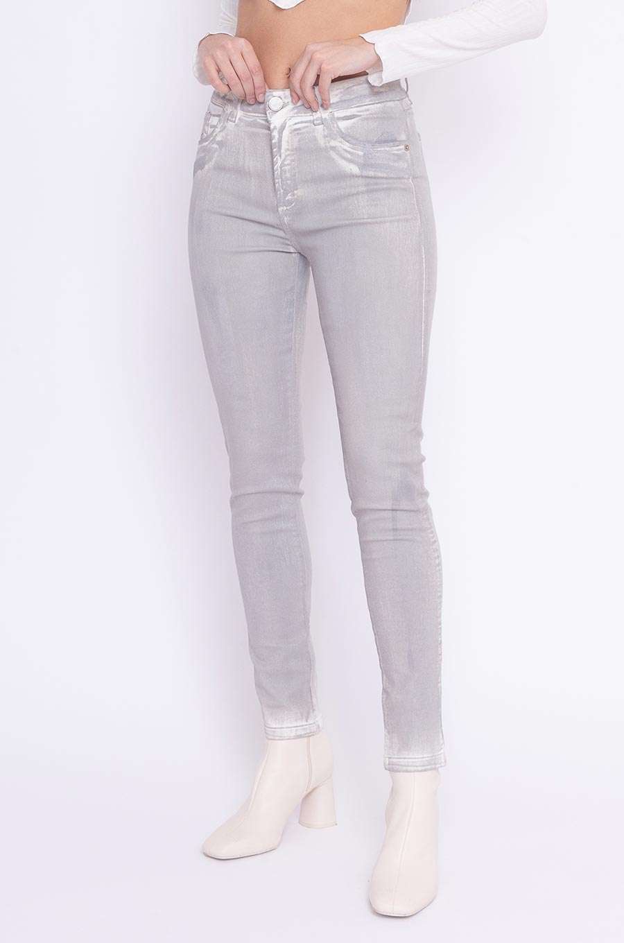 AF Jeans - A123220015 Jean Skinny Silver frente - Córdoba